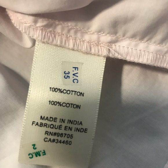 Rebecca Taylor Pink Cotton Ruffle Neck Blouse - Picture 5 of 5